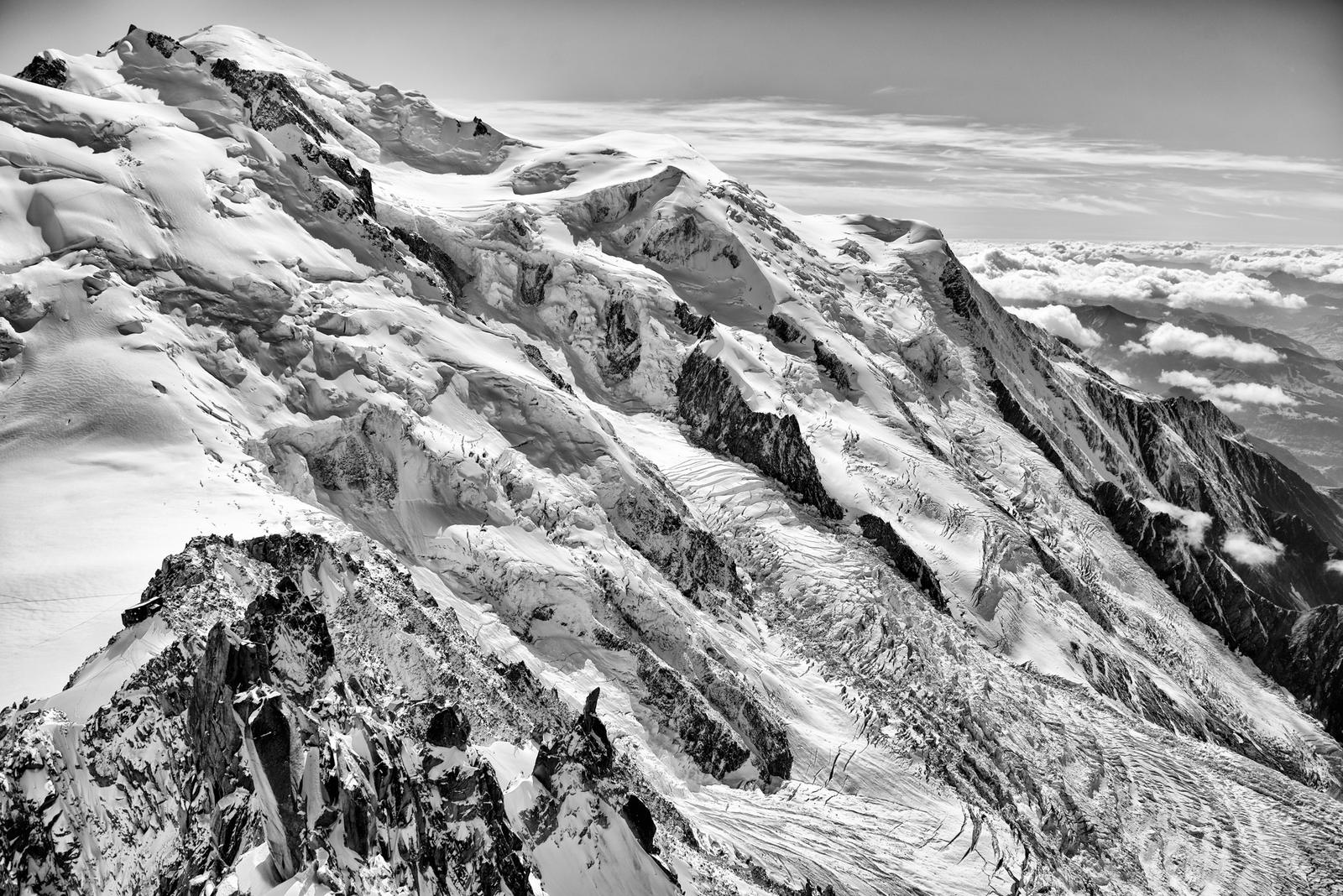 Chamonix from the Aiguille du Midi